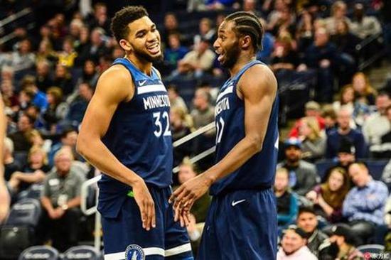  唐斯35+15森林狼撕破篮网防线  